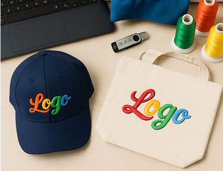 Logo hat and bag